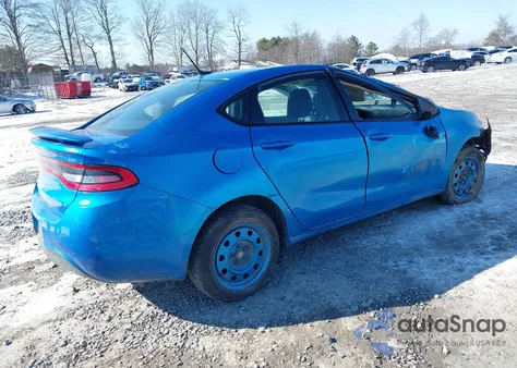 2016 Dodge Dart Se z USA, uszkodzony, nr VIN 1C3CDFAA1GD549239